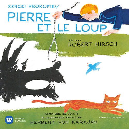 Imagen de apoyo de  PROKOFIEV, S.: Peter and the Wolf / ANGERER, E.: Toy Symphony (Hirsch, Philharmonia Orchestra, Karajan)