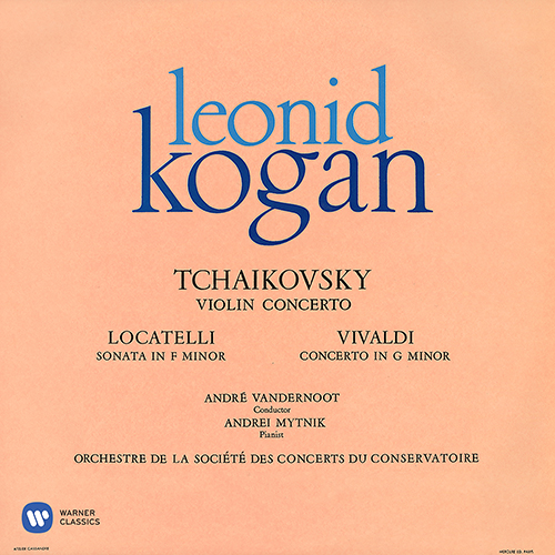 Imagen de apoyo de  Violin Music - TCHAIKOVSKY, P.I. / LOCATELLI, P.A. / VIVALDI, A. (Kogan, Mytnik, Paris Conservatoire Orchestra, Vandernoot)