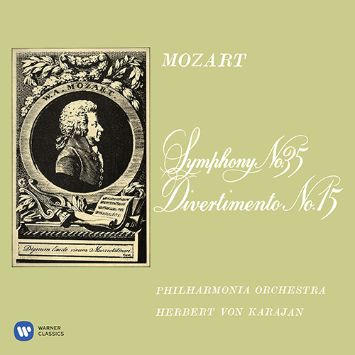 Imagen de apoyo de  MOZART, W.A.: Symphony No. 35, "Haffner" / Divertimento No. 15 (Philharmonia Orchestra, Karajan)