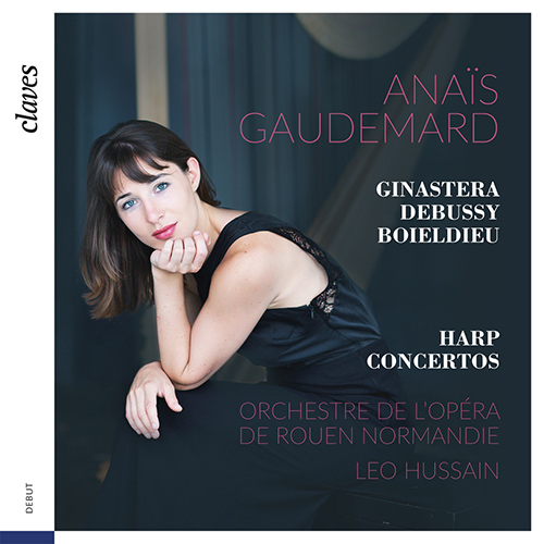 Imagen de apoyo de  Harp Concertos - GINASTERA, A. / DEBUSSY, C. / BOIELDIEU, F.-A. (Gaudemard, Orchestre de l'Opera de Rouen Haute-Normandie, Hussain)