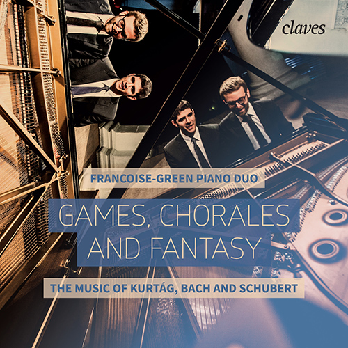 Imagen de apoyo de  Piano Duo Recital: Francoise-Green Piano Duo - KURTÁG, G. / BACH, J.S. / SCHUBERT, F. (Games, Chorales and Fantasy)