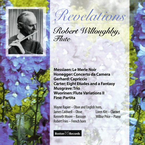 Imagen de apoyo de  Flute Music - MESSIAEN, O. / HONEGGER, A. / GERHARD, R. / CARTER, E. / MUSGRAVE, T. (Revelations) (Willoughby, Rapier, Caldwell, Moore, Fries)
