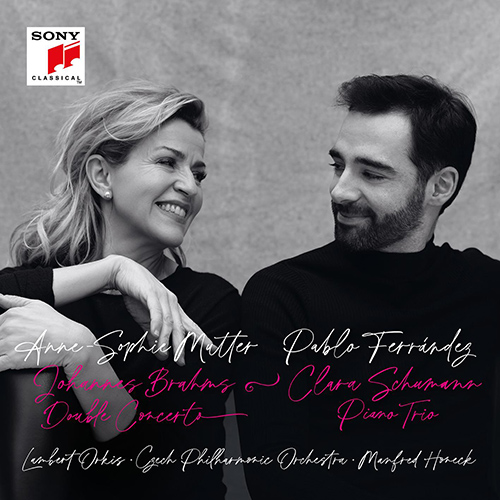 Imagen de apoyo de  BRAHMS, J.: Double Concerto for Violin and Cello, Op. 102 / SCHUMANN, C.: Piano Trio, Op. 17 (Mutter, Ferrández, Orkis, Czech Philharmonic, Honeck)