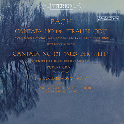 Imagen de apoyo de  BACH, J.S.: Cantatas, BWV 131 and 198 (M. Nixon, Bonazzi, Castel, American Concert Choir, Columbia Symphony, R. Craft)