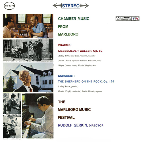 Imagen de apoyo de  BRAHMS, J.: 18 Liebeslieder Waltzes / SCHUBERT, F.: The Shepherd on the Rock (Chamber Music from Marlboro) (Valente, Kleinman, Conner, R. Serkin)