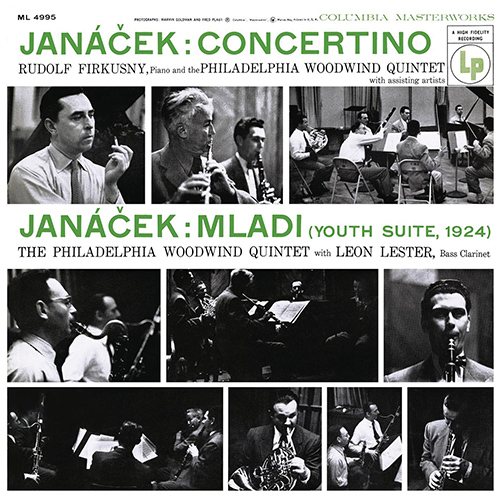 Imagen de apoyo de  JANÁČEK, L.: Concertino / Mládí (Firkušný, Lester, Philadelphia Woodwind Quintet)