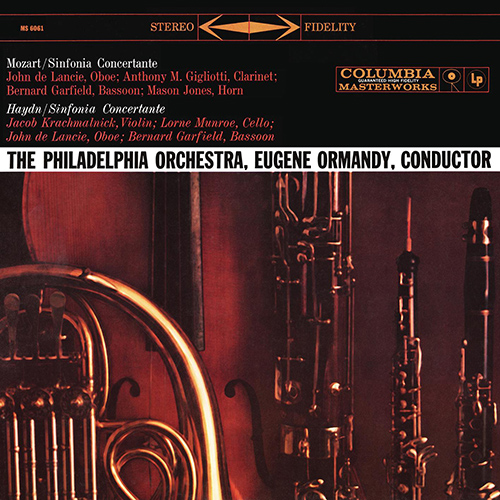 Imagen de apoyo de  MOZART, W.A.: Sinfonia concertante / HAYDN, J.: Sinfonia Concertante / Trumpet Concerto (Philadelphia Orchestra, Ormandy)