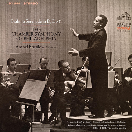 Imagen de apoyo de  BRAHMS, J.: Serenade No. 1 (Chamber Symphony of Philadelphia, Brusilow)