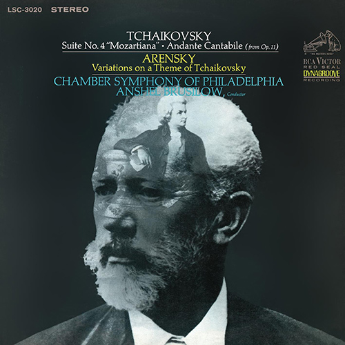 Imagen de apoyo de  TCHAIKOVSKY, P.I.: Suite No. 4, "Mozartiana" / ARENSKY, A.S.: Variations on a Theme of Tchaikovsky (Chamber Symphony of Philadelphia, Brusilow)