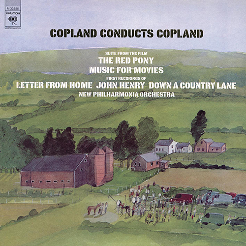 Imagen de apoyo de  COPLAND, A.: Red Pony Suite (The) / Music for Movies / Letter from Home / John Henry (New Philharmonia Orchestra, London Symphony, Copland)