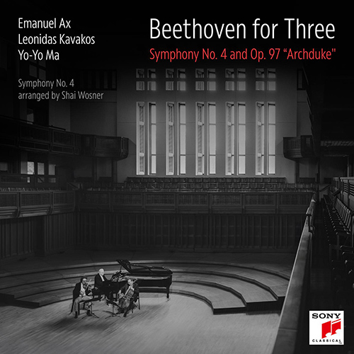 Imagen de apoyo de  BEETHOVEN, L. van: Symphony No. 4 (arr. S. Wosner for piano trio) / Piano Trio No. 7, "Archduke" (Kavakos, Ax, Yo-Yo Ma)