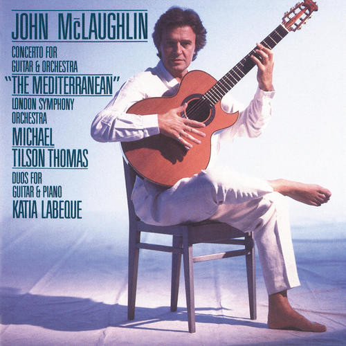 Imagen de apoyo de  MCLAUGHLIN, J.: Mediterranean Concerto (The) (arr. M. Gibbs for guitar and orchestra) / 5 Duos for Guitar and Piano (McLaughlin, Labeque)