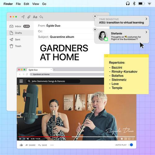 Imagen de apoyo de  Clarinet Music - BAZZINI, A. / CHAMORRO, G.J.B. / LOVE, J. / RIMSKY-KORSAKOV,, N.A. / STEINMETZ, J. / TEMPLE, A. (Égide Duo)