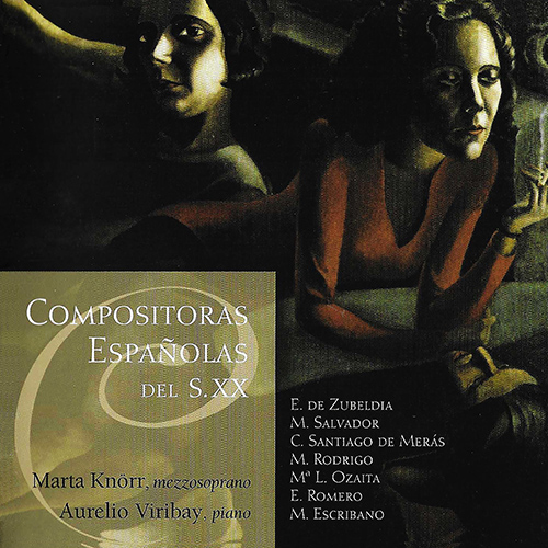 Imagen de apoyo de  Vocal Recital (Mezzo-Soprano): Knörr, Marta - ZUBELDIA, E. de / SALVADOR, M. / SANTIAGO de MERÁS, C. (Compositoras Españolas del S.XX)