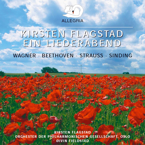Imagen de apoyo de  Vocal Recital: Flagstad, Kirsten - WAGNER, R. / BEETHOVEN, L. van / STRAUSS, R. / SINDING, C. (1951, 1954, 1958)