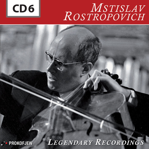 Imagen de apoyo de  ROSTROPOVICH, Mstislav: Legendary Recordings, Vol. 6 - PROKOFIEV, S. (1954)