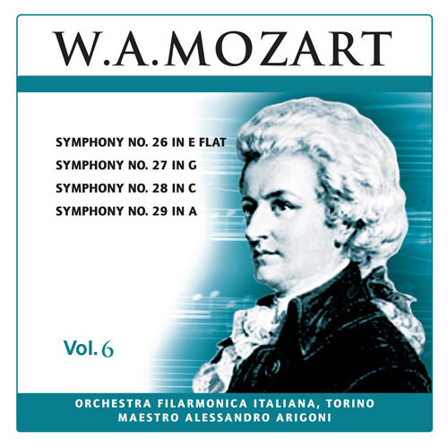 Imagen de apoyo de  MOZART, W.A.: Symphonies Nos. 26-29 (W.A. Mozart, Vol. 6) (Orchestra Filarmonica Italiana, Arigoni)