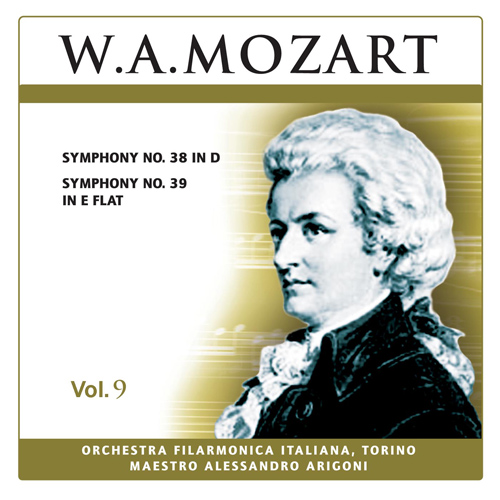 Imagen de apoyo de  MOZART, W.A.: Symphonies Nos. 38 and 39 (W.A. Mozart, Vol. 9) (Orchestra Filarmonica Italiana, Arigoni)
