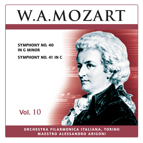 Imagen de apoyo de  MOZART, W.A.: Symphonies Nos. 40 and 41 (W.A. Mozart, Vol. 10) (Orchestra Filarmonica Italiana, Arigoni)