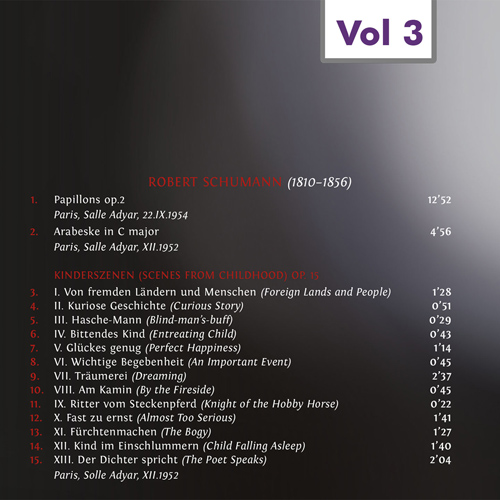 Imagen de apoyo de  FRENCH PIANO LEGEND (THE), Vol. 3 (Nat) (1930-1954)