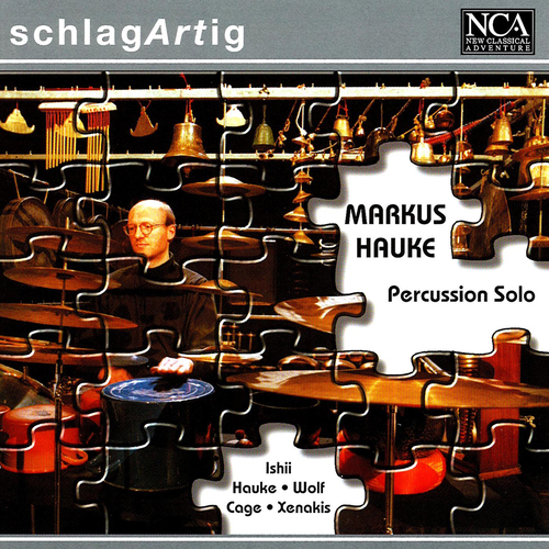 Imagen de apoyo de  Percussion Concert: Hauke, Markus - ISHII, Maki / HAUKE, M. / WOLF, B. / CAGE, J. / XENAKIS, I. (Schlag Artig)