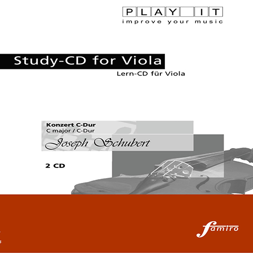 Imagen de apoyo de  PLAY IT - Study CD for Viola: SCHUBERT, J.: Viola Concerto in C Major