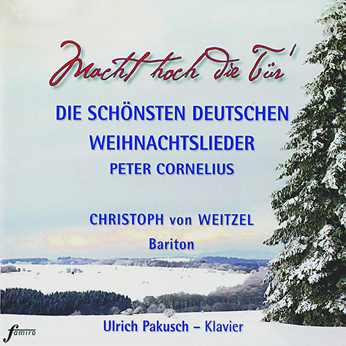 Imagen de apoyo de  Vocal Recital (Baritone): Weitzel, Christoph von - BACH, J.S. / GRUBER, F.X. / CORNELIUS, P. / PRAETORIUS, M. (Macht hoch die Tür')