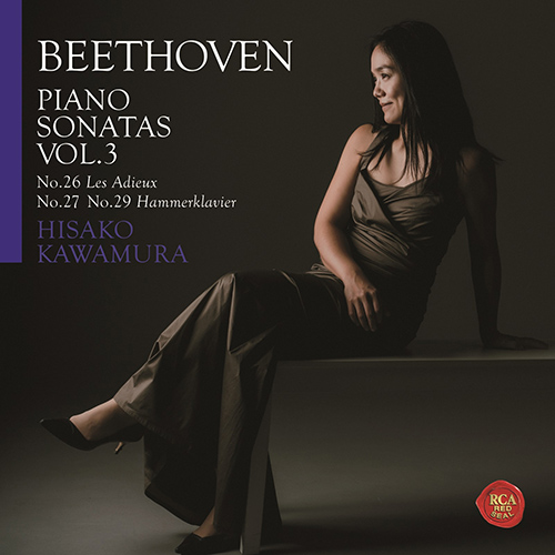 Imagen de apoyo de  BEETHOVEN, L. van: Piano Sonatas, Vol. 3 - Nos. 26, "Les adieux", 27, 29, "Hammerklavier" (Hisako Kawamura)