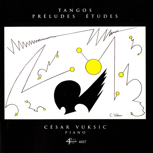 Imagen de apoyo de  Piano Recital: Vuksic, Cesar - PIAZZOLLA, A. / SALGAN, H. / TROILO, A. / PEREZ, P.B. / DEBUSSY, C. (Tangos, Preludes, Etudes)