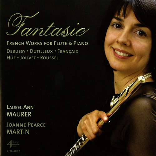 Imagen de apoyo de  Flute Recital: Maurer, Laurel Ann - JOLIVET, A. / DUTILLEUX, H. / ROUSSEL, A. / FRANCAIX, J. / HUE, G. / DEBUSSY, C. (Fantasie)