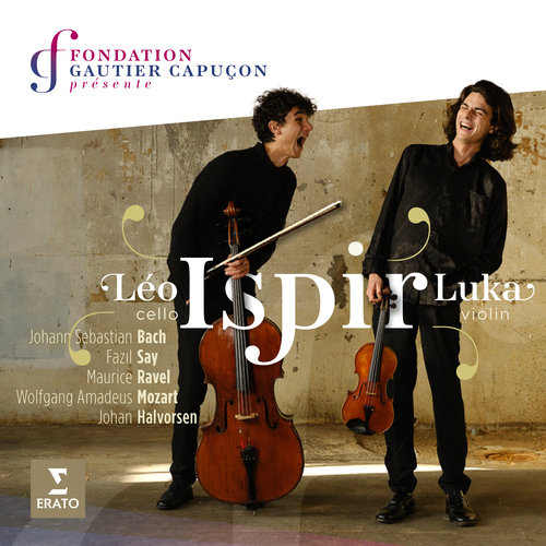 Imagen de apoyo de  Violin and Cello Recital: Ispir, Luka / Ispir, Léo - BACH, J.S. / SAY, F. / RAVEL, M. / MOZART, W.A. / HALVORSEN, J.