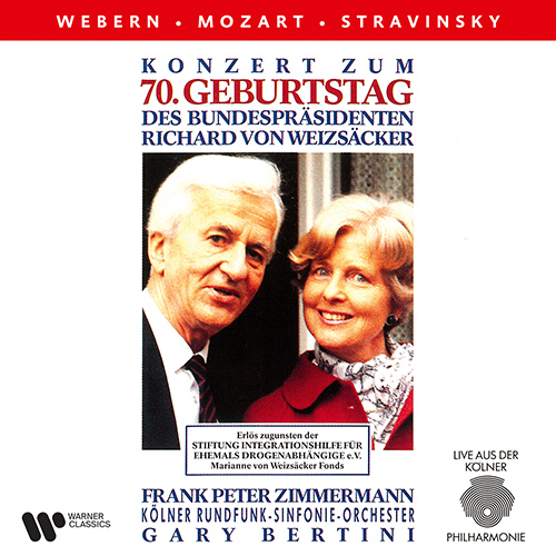 Imagen de apoyo de  KONZERT ZUM 70 - Geburtstag des Bundespräsident Richard von Weizsäcke (Zimmermann, Cologne Radio Symphony, Bertini)