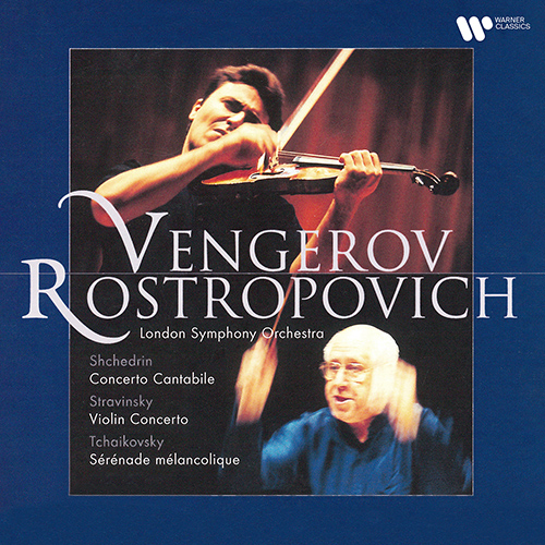 Imagen de apoyo de  SHCHEDRIN, R.K.: Concerto cantabile / STRAVINSKY, I.: Violin Concerto in D Major / TCHAIKOVSKY, P.I.:  Sérénade mélancolique (Vengerov, Rostropovich)