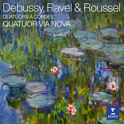 Imagen de apoyo de  DEBUSSY, C.: String Quartet, Op. 10 / RAVEL, M.: String Quartet / ROUSSEL, A.: String Quartet, Op. 45 (Via Nova Quartet)