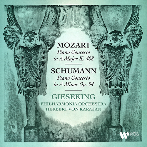 Imagen de apoyo de  MOZART, W.A.: Piano Concerto No. 23 / SCHUMANN, R.: Piano Concerto (Gieseking, Philharmonia Orchestra, Karajan)