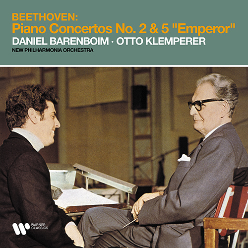 Imagen de apoyo de  BEETHOVEN, L. van: Piano Concertos Nos. 2 and 5 "Emperor" (Barenboim, New Philharmonia Orchestra, Klemperer) (1967)