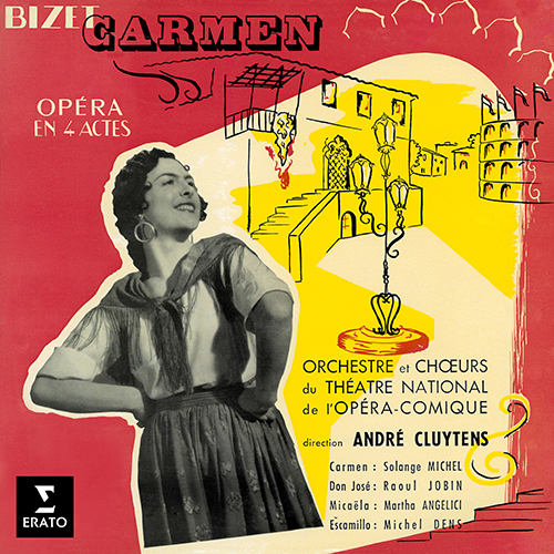Imagen de apoyo de  BIZET, G.: Carmen [Opera] (Michel, Jobin, Angelici, Dens, Paris Opéra-Comique Chorus and Orchestra, Cluytens)