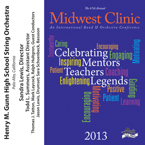 Imagen de apoyo de  2013 Midwest Clinic: Henry M. Gunn High School String Orchestra