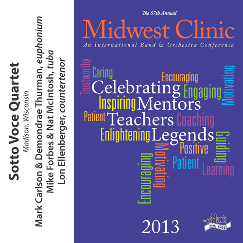 Imagen de apoyo de  2013 Midwest Clinic: Sotto Voce Quartet