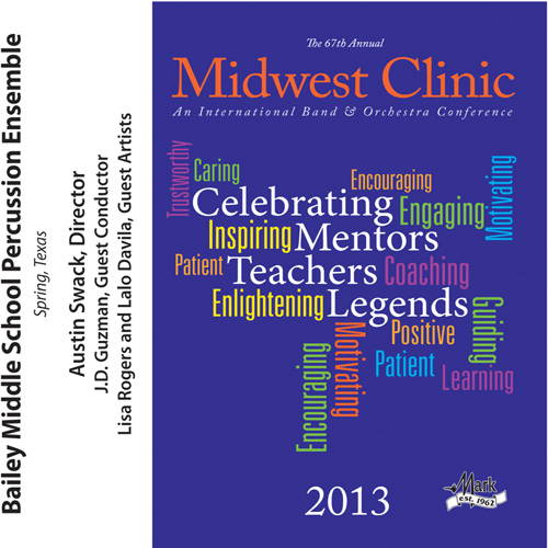 Imagen de apoyo de  2013 Midwest Clinic: Bailey Middle School Percussion Ensemble