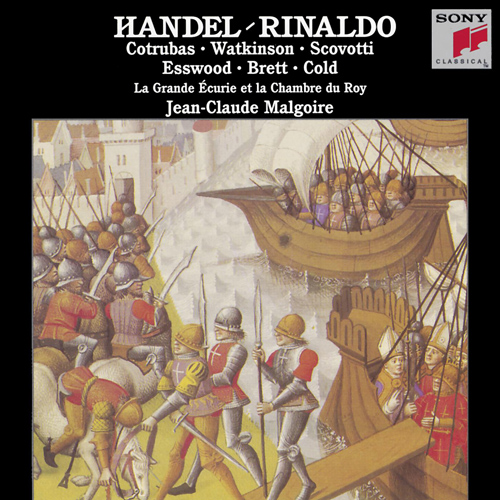 Imagen de apoyo de  HANDEL, G.F.: Rinaldo [Opera] (Cotrubas, Watkinson, Scovotti, Esswood, Brett, Cold, La Grande Écurie et la Chambre du Roy, Malgoire)