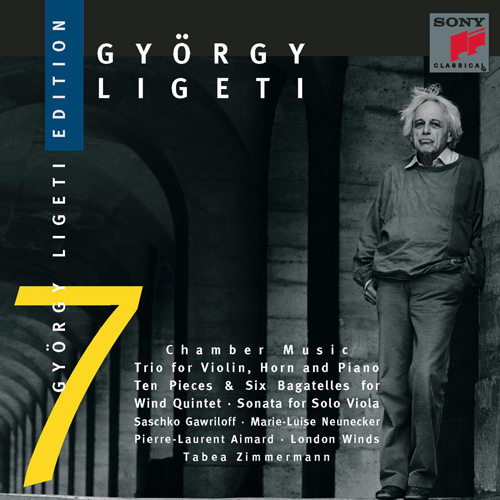 Imagen de apoyo de  LIGETI, G.: Edition, Vol. 7 - Horn Trio / 10 Pieces / 6 Bagatelles (Neunecker, Aimard, London Winds)