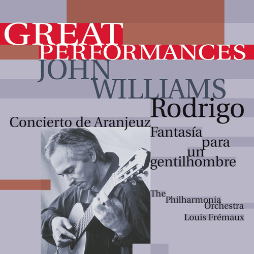 Imagen de apoyo de  RODRIGO, J.: Concierto de Aranjuez / Fantasía para un gentilhombre / Invocación y danza / Por los campos de España (John Williams Plays Rodrigo)