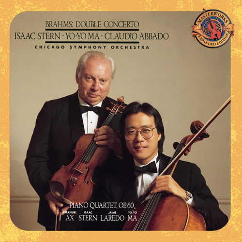 Imagen de apoyo de  BRAHMS, J.: Double Concerto for Violin and Cello, Op. 102 / Piano Quartet No. 3 (Stern, Yo-Yo Ma, Chicago Symphony, Abbado)