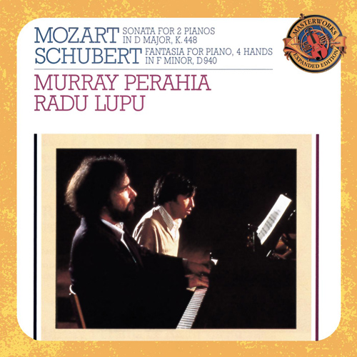 Imagen de apoyo de  MOZART, W.A.: Sonatas for 2 Pianos / SCHUBERT, F.: Fantasia for Piano 4-Hands, D. 940 (Lupu, Perahia)