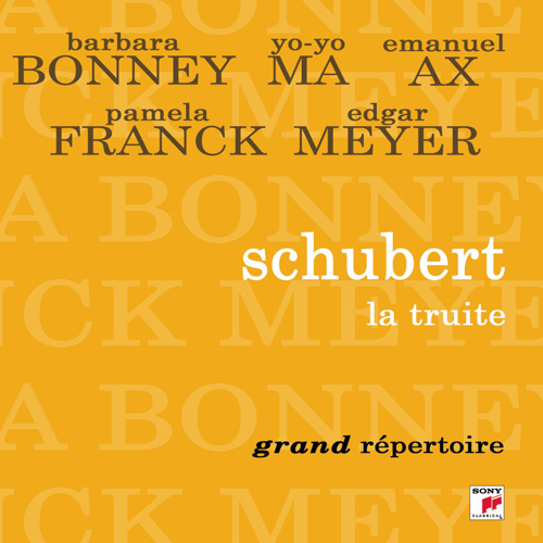 Imagen de apoyo de  SCHUBERT, F.: Piano Quintet, "The Trout" / Arpeggione Sonata (arr. for cello) / Die Forelle, D. 550 (Bonney, Frank, Young, Yo-Yo Ma, Ax)