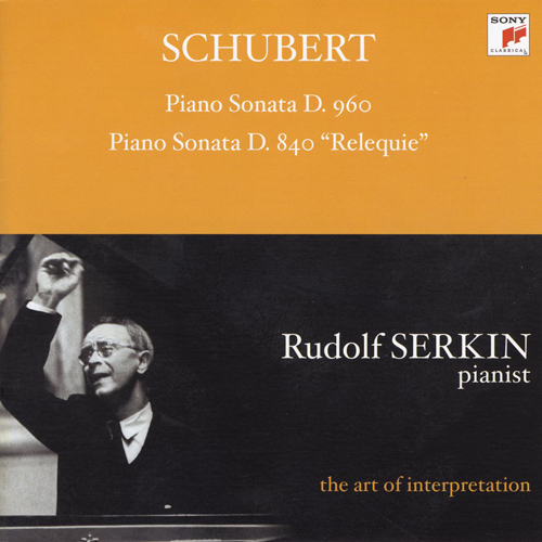 Imagen de apoyo de  SCHUBERT, F.: Piano Sonatas Nos. 15, "Reliquie" and 21 (Rudolf Serkin - The Art of Interpretation) (R. Serkin)