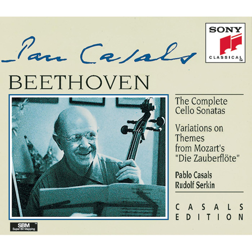 Imagen de apoyo de  BEETHOVEN, L. van: Cello Sonatas Nos. 1-5 / Variations (Casals, R. Serkin)
