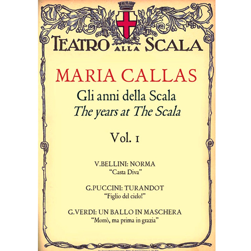 Imagen de apoyo de  CALLAS, Maria: Maria Callas alla Scala, Vol. 1