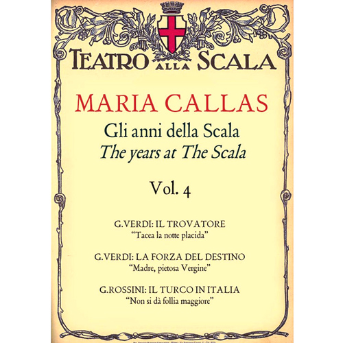 Imagen de apoyo de  CALLAS, Maria: Maria Callas alla Scala, Vol. 4